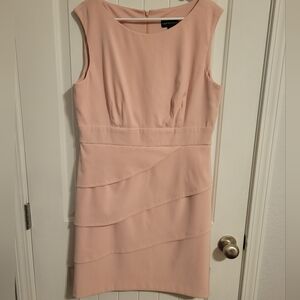Connected Apparel Sleeveless Pink Cocktail Dress Sise 16